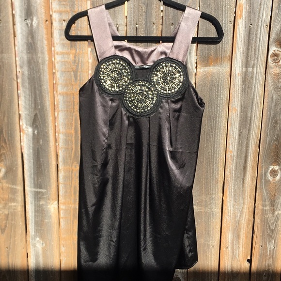 CHARLOTTE RUSSE NWOT Embellished black dress - Picture 4 of 6
